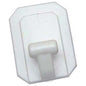 GANCIO ADESIVO PLASTICA BIANCO CF=PZ 25