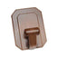GANCIO ADESIVO PLASTICA MARRONE CF=PZ 25