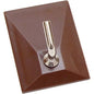GANCIO ADESIVO METALGANCIO PRONTY BASE PLASTICA/GANCIO METALLO CF=PZ 2 MARRONE