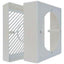 ADATTATORE ASPIRATORE ELETTRICO VETRO LUX 1002 BIANCO D=MM 80-120
