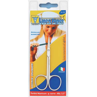 FORBICE MANICURE SUPER DE LUCA ACCIAIO CM 9-3,5" Immagine principale del prodotto