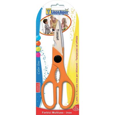 FORBICE CUCINA MULTIUSO SUPER DE LUCA ACCIAIO/PLT CM 22-8,5" Immagine principale del prodotto