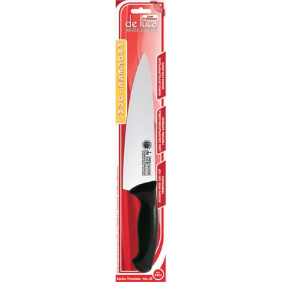 COLTELLO CUCINA PROFESSIONAL DE LUCA MANICO PLT/INOX CM 20