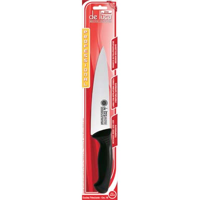 COLTELLO CUCINA PROFESSIONAL DE LUCA MANICO PLT/INOX CM 18
