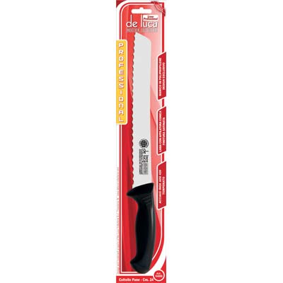 COLTELLO PANE PROFESSIONAL DE LUCA MANICO PLT/INOX CM 24