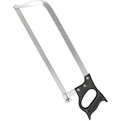 SEGHETTO MACELLAIO LAMA INOX X OSSA CM 45