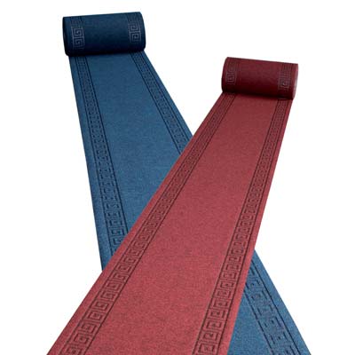 PASSATOIA AGUGLIATO INCA GOMMA/SINTETICO ROSSO H.CM 67 L.MT 25 Immagine principale del prodotto