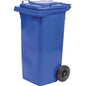BIDONE IMMONDIZIA GREEN 240 + RUOTE ICS AZZURRO LT 240 CM 72X58 H.CM 106