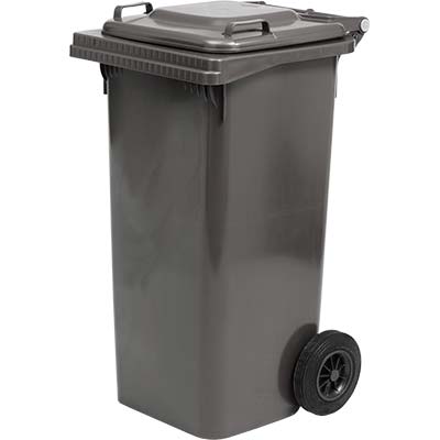 BIDONE IMMONDIZIA GREEN 240 + RUOTE ICS GRIGIO LT 240 CM 72X58 H.CM 106 Immagine principale del prodotto