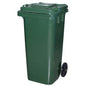 BIDONE IMMONDIZIA GREEN 120 + RUOTE ICS VERDE LT 120 CM 55X50 H.CM 94