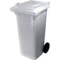 BIDONE IMMONDIZIA GREEN 120 + RUOTE ICS BIANCO LT 120 CM 55X50 H.CM 94