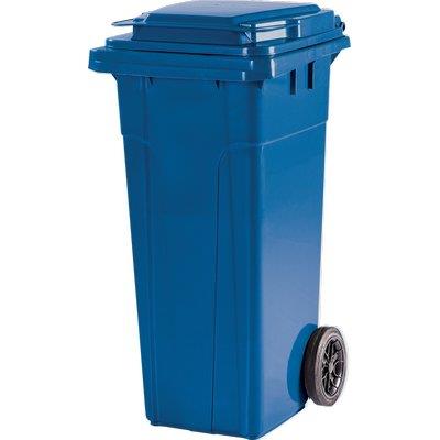 BIDONE IMMONDIZIA DOMUS 120 + RUOTE PE AZZURRO LT 120 CM 51X46 H.CM 100 + POLIECO Immagine principale del prodotto