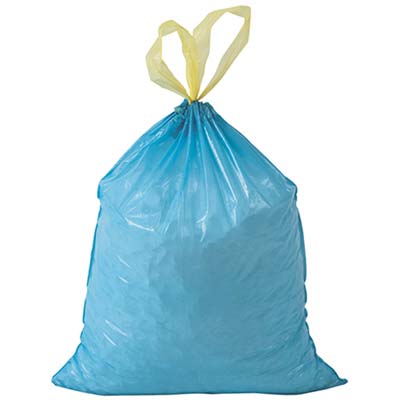 SACCO IMMONDIZIA CASA + MANIGLIE AZZURRO CM 55X65 CF=PZ 15 Immagine principale del prodotto