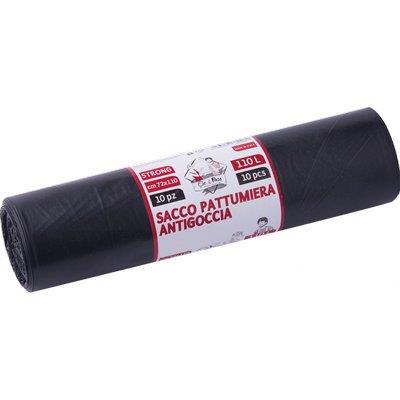 SACCO IMMONDIZIA INDUSTRIALE NERO ELEPACKING CM 72X110 MY 50 CF=PZ 10