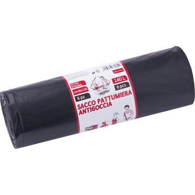 SACCO IMMONDIZIA INDUSTRIALE NERO ELEPACKING CM 90X120 MY 80 CF=PZ 6 Immagine principale del prodotto