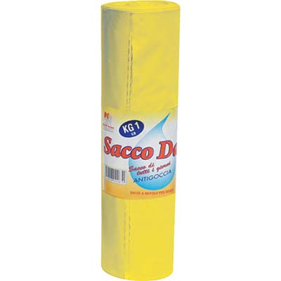 SACCO IMMONDIZIA CONDOMINIO CM 90X120 GIALLO CF=PZ 8 Immagine principale del prodotto