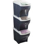 PATTUMIERA IMMONDIZIA POKER TRIS BAMA COLORI MIX LT 20 CM 40X28 H.CM 31 CF=PZ 3