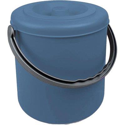 PATTUMIERA IMMONDIZIA EUREKA STEFANPLAST PALACE BLUE LT 15 CM 27 H.CM 29