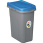 PATTUMIERA IMMONDIZIA ECO SYSTEM STEFANPLAST BLU LT 15 CM 33X22 H.CM 41