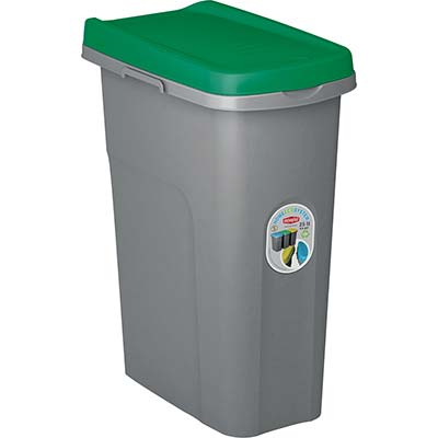 PATTUMIERA IMMONDIZIA ECO SYSTEM STEFANPLAST VERDE LT 25 CM 39X24 H.CM 51 Immagine principale del prodotto
