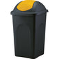 BIDONE IMMONDIZIA MULTIPAT STEFANPLAST GIALLO LT 60 CM 39X39 H.CM 68