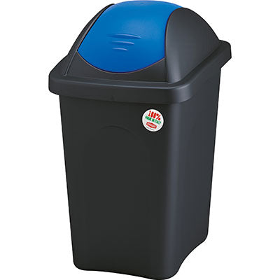 BIDONE IMMONDIZIA MULTIPAT STEFANPLAST BLU LT 60 CM 39X39 H.CM 68