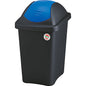 BIDONE IMMONDIZIA MULTIPAT STEFANPLAST BLU LT 60 CM 39X39 H.CM 68