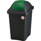BIDONE IMMONDIZIA MULTIPAT STEFANPLAST VERDE LT 60 CM 39X39 H.CM 68