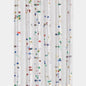 TENDINA PRONTA LUXOR 144 FILI PVC LISCIO MULTICOLOR GLITTERATO CM 120 H.CM 240