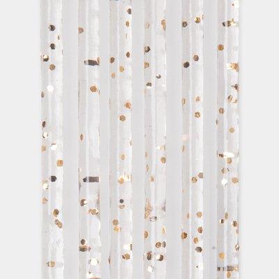TENDINA PRONTA LUXOR 144 FILI PVC LISCIO ORO GLITTERATO CM 120 H.CM 240 Immagine principale del prodotto