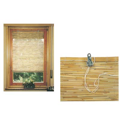 TAPPARELLA CANNE BAMBOO DOMUS + CARRUCOLE CM 100 H.CM 260