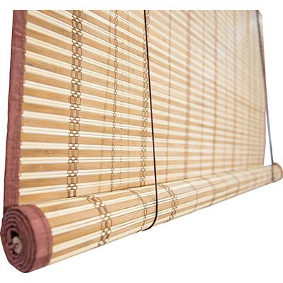 TAPPARELLA MIDOLLINO NATURALE BORDATA + CARRUCOLE CM 120 H.CM 250