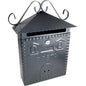 CASSETTA POSTA CASETTA 703 ACCIAIO VERN NERO/ARGENTO MM 300X100 H.MM 360