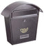CASSETTA POSTA CHALET ALUBOX ACCIAIO VERN GRIGIO MM 360X100 H.MM 370