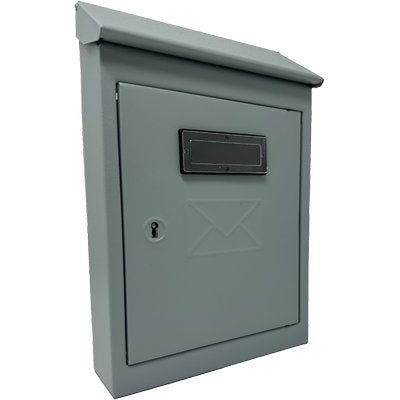 CASSETTA POSTA TRADIZIONE EGIZIA MAXI ACCIAIO VERN GRIGIO MM 200X60 H.MM 300 Immagine principale del prodotto