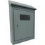 CASSETTA POSTA TRADIZIONE EGIZIA MAXI ACCIAIO VERN GRIGIO MM 200X60 H.MM 300