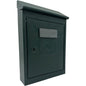 CASSETTA POSTA TRADIZIONE EGIZIA MINI ACCIAIO VERN VERDE MM 175X50 H.MM 260