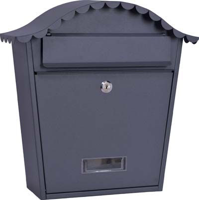 CASSETTA POSTA COUNTRY EFFE ACCIAIO VERN ANTRACITE MM 360X135 H.MM 370