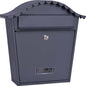 CASSETTA POSTA COUNTRY EFFE ACCIAIO VERN ANTRACITE MM 360X135 H.MM 370