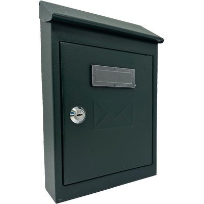 CASSETTA POSTA TRADIZIONE + CILINDRO MAXI ACCIAIO VERN VERDE 200X60 H.300 Immagine principale del prodotto