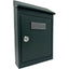 CASSETTA POSTA TRADIZIONE + CILINDRO MAXI ACCIAIO VERN VERDE 200X60 H.300
