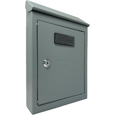 CASSETTA POSTA TRADIZIONE + CILINDRO MAXI ACCIAIO VERN GRIGIO 200X60 H.300 Immagine principale del prodotto