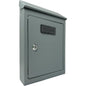 CASSETTA POSTA TRADIZIONE + CILINDRO MAXI ACCIAIO VERN GRIGIO 200X60 H.300