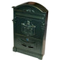 CASSETTA POSTA REGIA EFFE ALLUMINIO PRESSOFUSO VERDE MM 260X90 H.MM 410