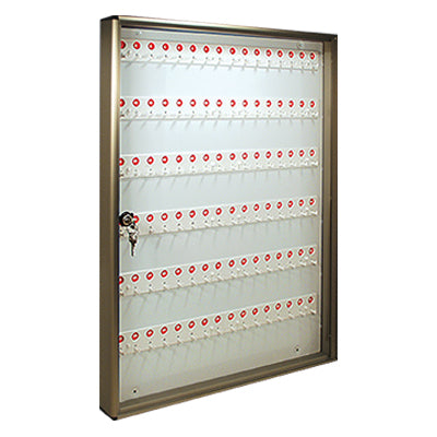 BACHECA PORTA CHIAVI ALUBOX ALLUMINIO BRONZATO CHIAVI 96 MM 550X50 H.MM 730 Immagine principale del prodotto