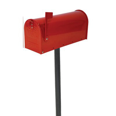 PALO X CASSETTA POSTA TOPOLINO ALUBOX ACCIAIO VERN NERO H.CM 145 Immagine principale del prodotto