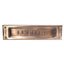 BUCALETTERE POSTA DA APPLICARE OTTONE BRONZO SPAZZOLATO MM 235X60
