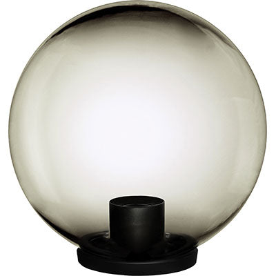 LAMPIONE GLOBO FUME CM 25 VOLT 230 MAX WATT  60 E27