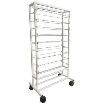 ESPOSITORE PLASTICA ADESIVA ALKOR/HOME DECO ACCIAIO VERNICIATO POSTI 18 Immagine principale del prodotto
