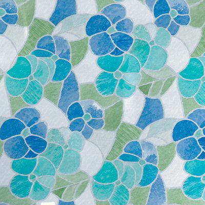PLASTICA ADESIVA LISBONA 2665 HOME DECO TRASPARENTE BLU H.CM 45 L.MT 15 Immagine principale del prodotto